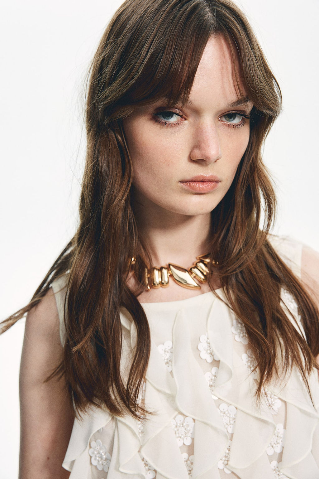 Sleeveless embellished top - H&m фото 3