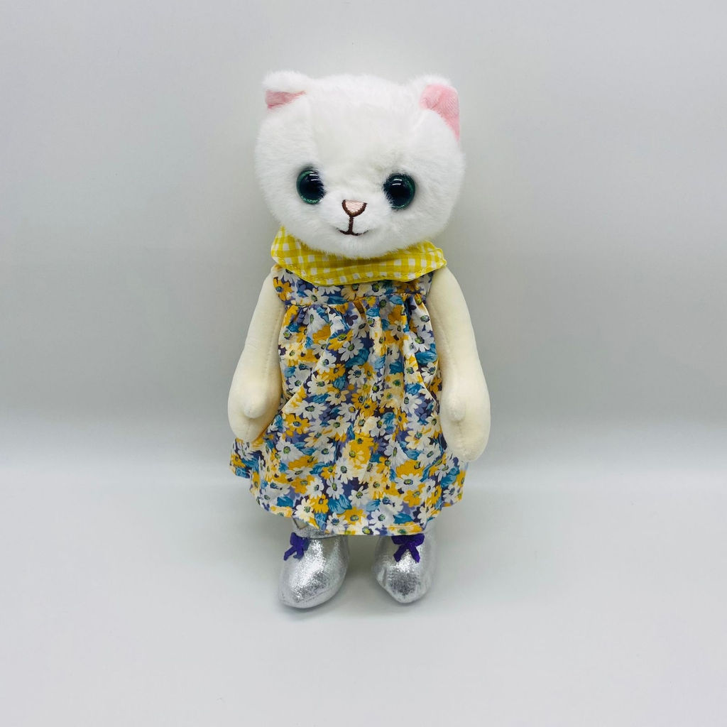 Мягкая игрушка Кошка белая в сарафане - Storyland фото 4