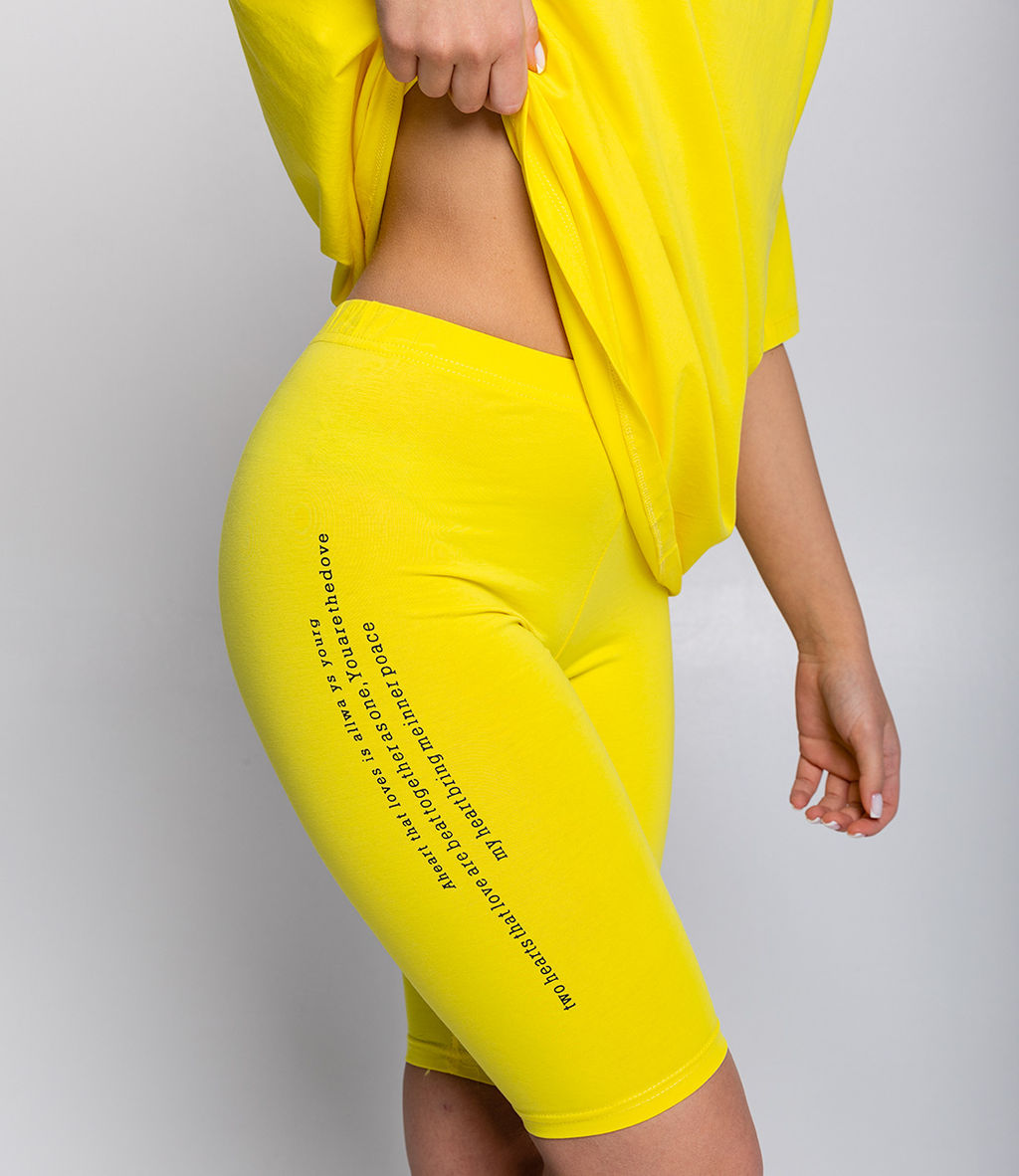 Спортивный костюм #КТD6, жёлтый