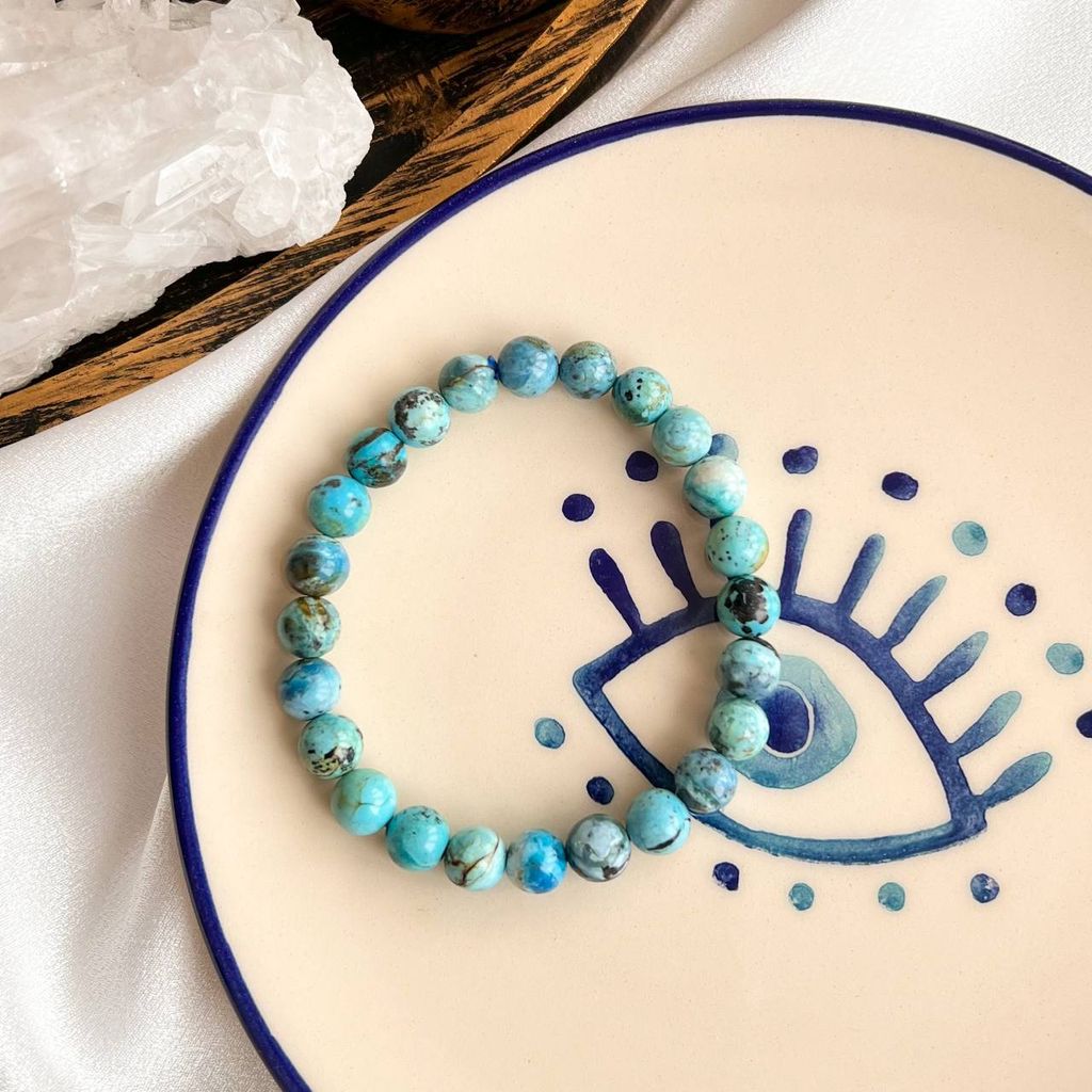 Браслет из Хризоколлы 18 см - Радуга самоцветов фото 3