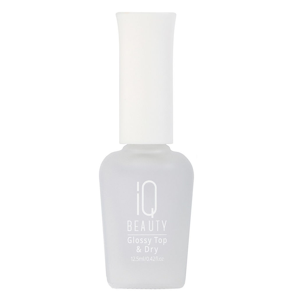 IQ Beauty Зеркальное защитное покрытие и сушка / Glossy Top & Dry, 12,5 мл  фото 3