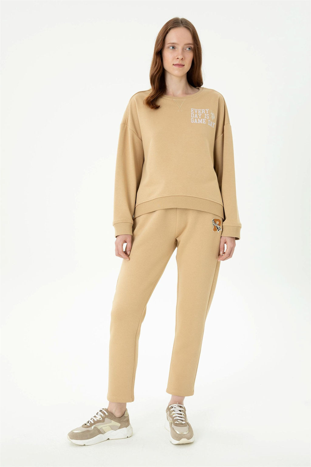 Женские спортивные штаны песочного цвета Неожиданная скидка в корзине - U.s. polo assn фото 3