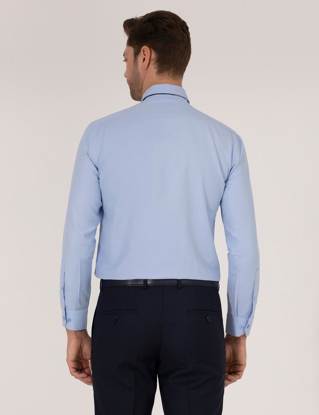 Рубашка Pierre Cardin Slim Fit Oxford темно-синяя