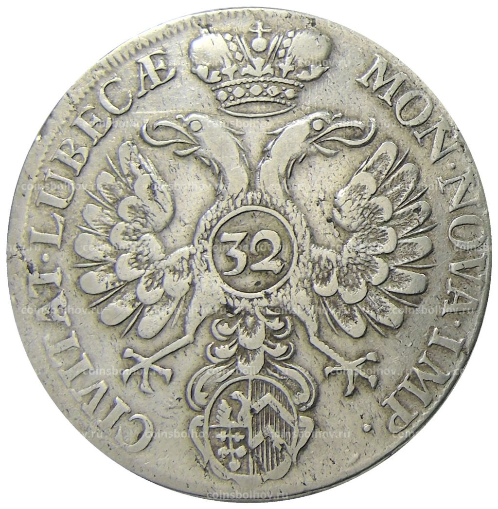 32 шиллинга 1731 года Германские государства  Гамбург
