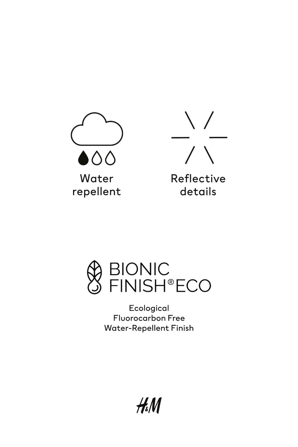 Chaqueta puffy repelente al agua - H&m фото 4