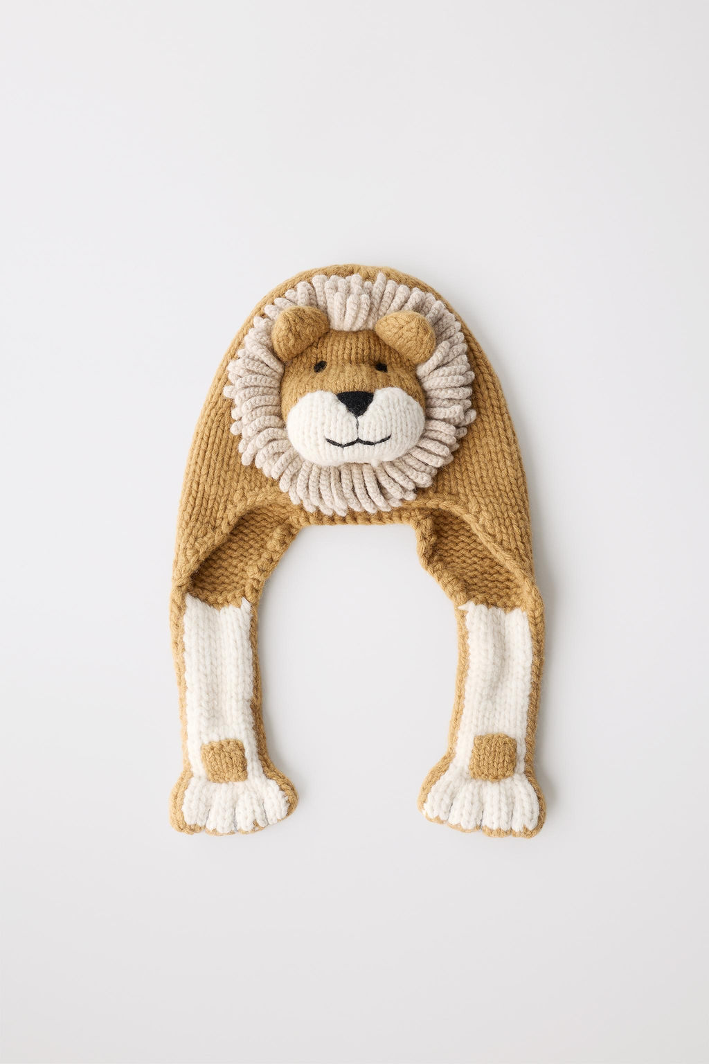 100% WOOL LION HAT LIMITED EDITION - Zara фото 6