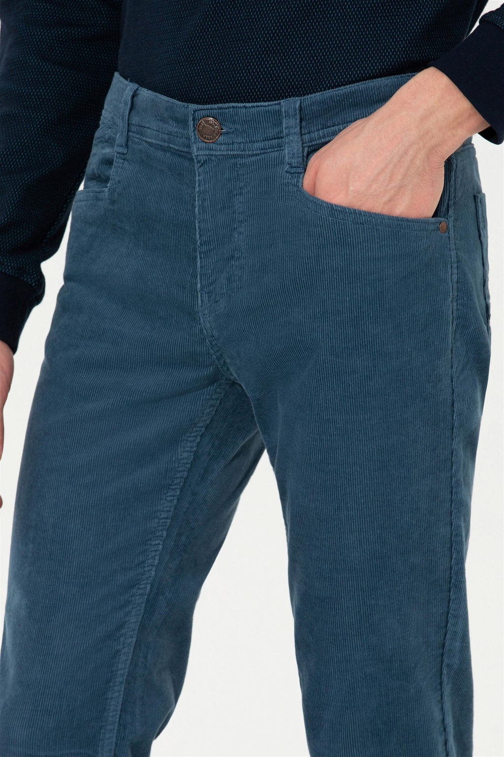 U. S. Polo Assn Мужские кобальтово-синие брюки из плотной ткани - U.s. polo assn фото 14