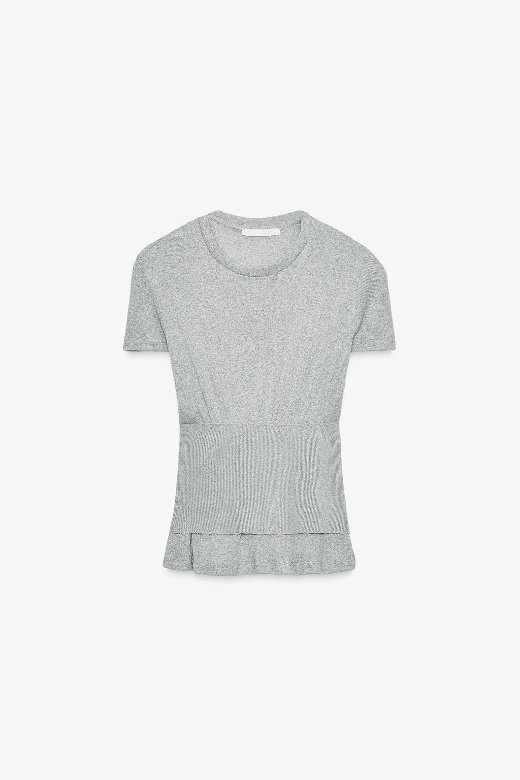 DOUBLE CORSET CHUNKY KNIT T-SHIRT - Zara фото 4