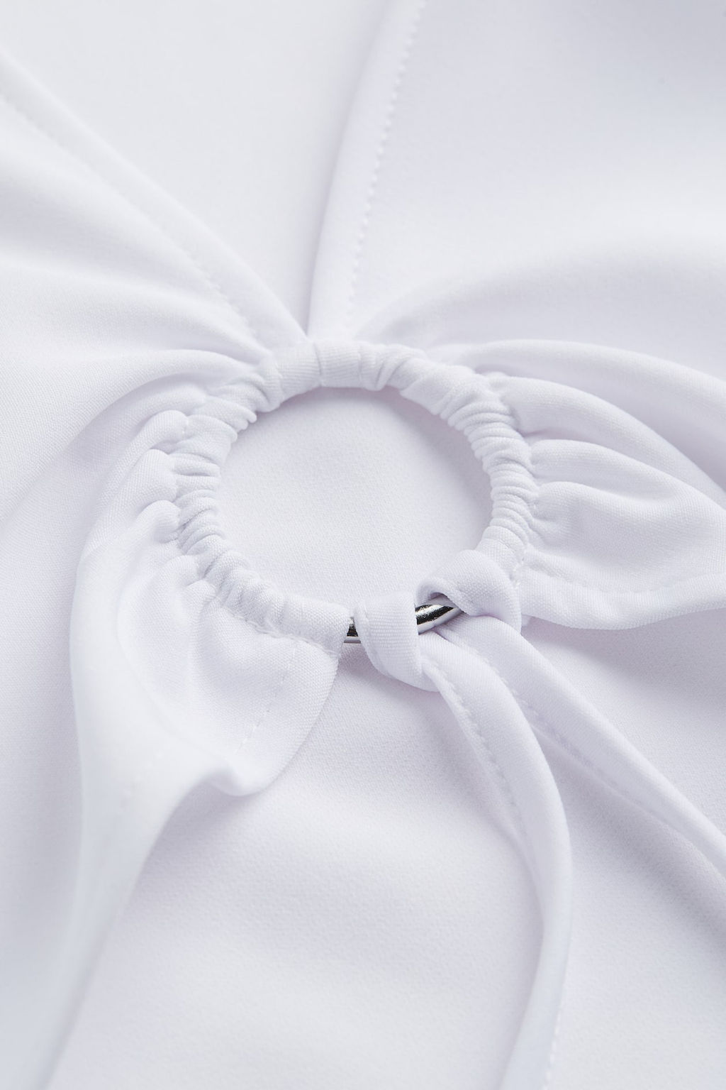 Top cropped con cuello camisero - H&m фото 2