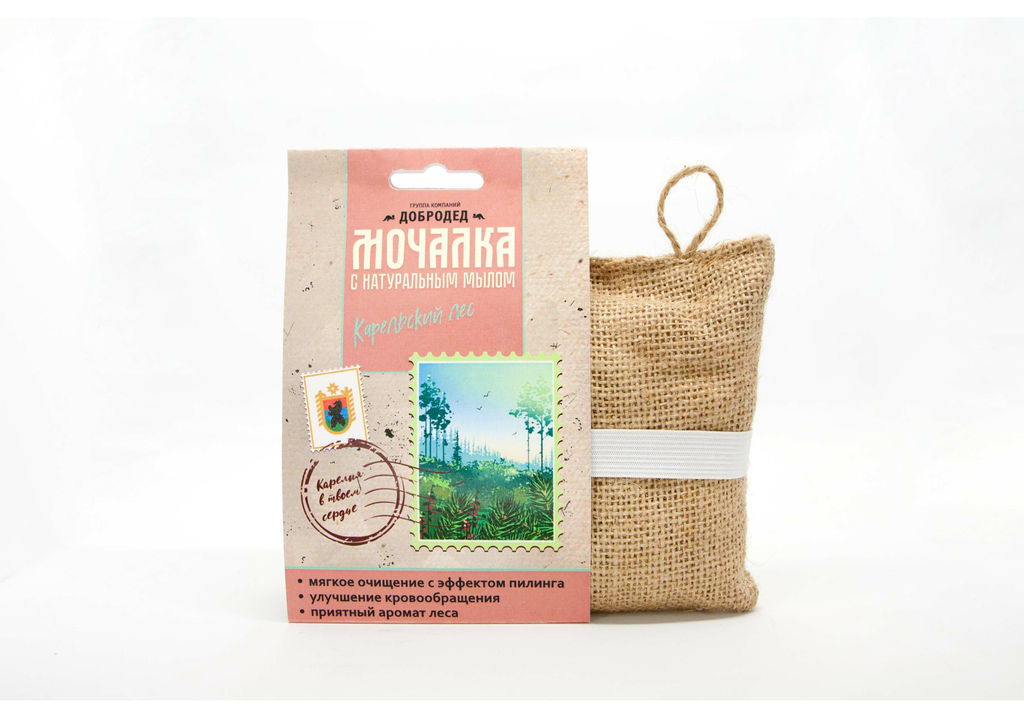 Мочалка с мылом Карельский лес - ДоброДед фото 5