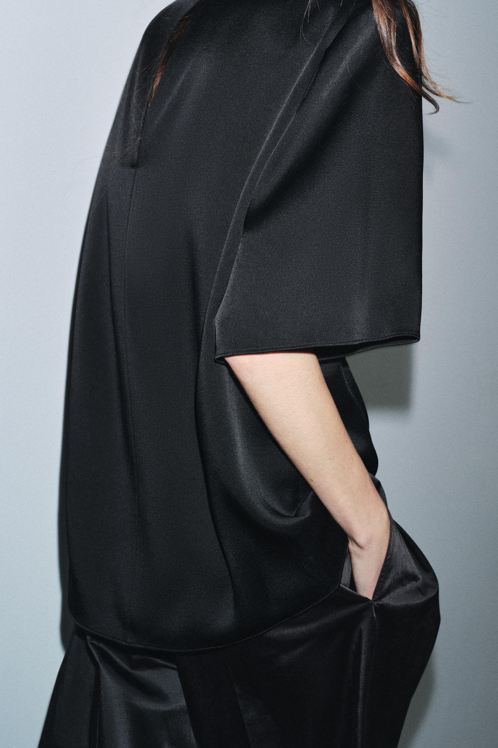 ZW COLLECTION TOP WITH SHOULDER PADS - Zara фото 5