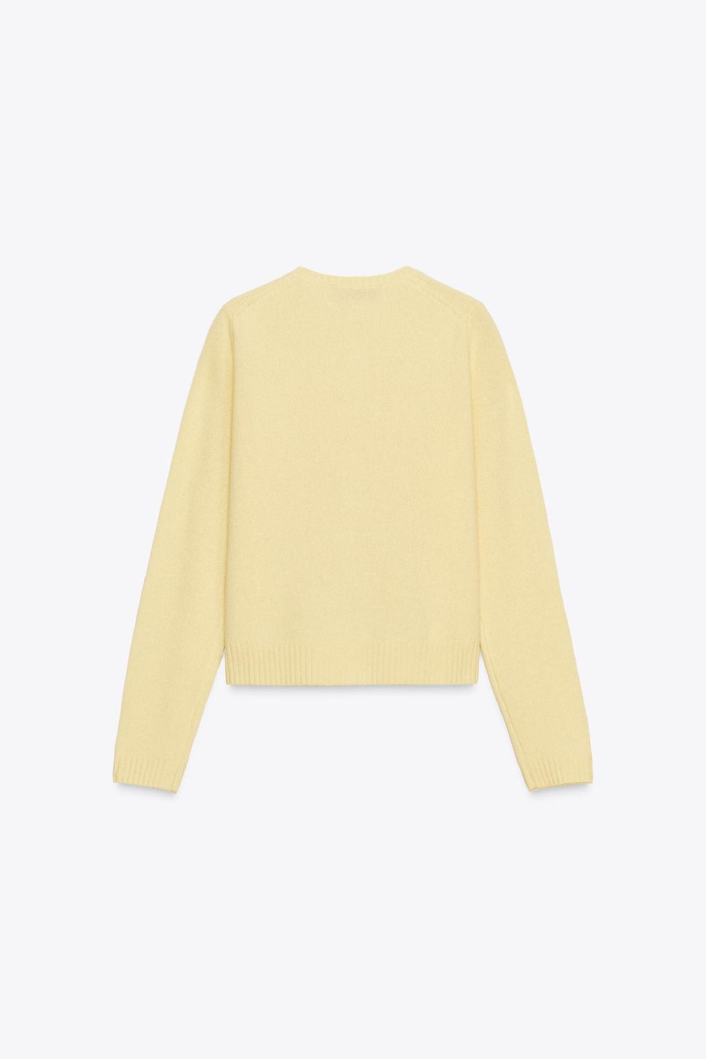 BASIC 100% WOOL KNIT CARDIGAN - Zara фото 3