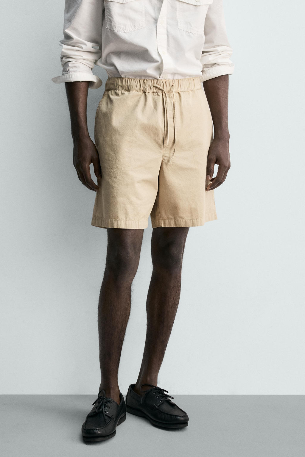 BERMUDA LAVADA REGULAR FIT / Beige