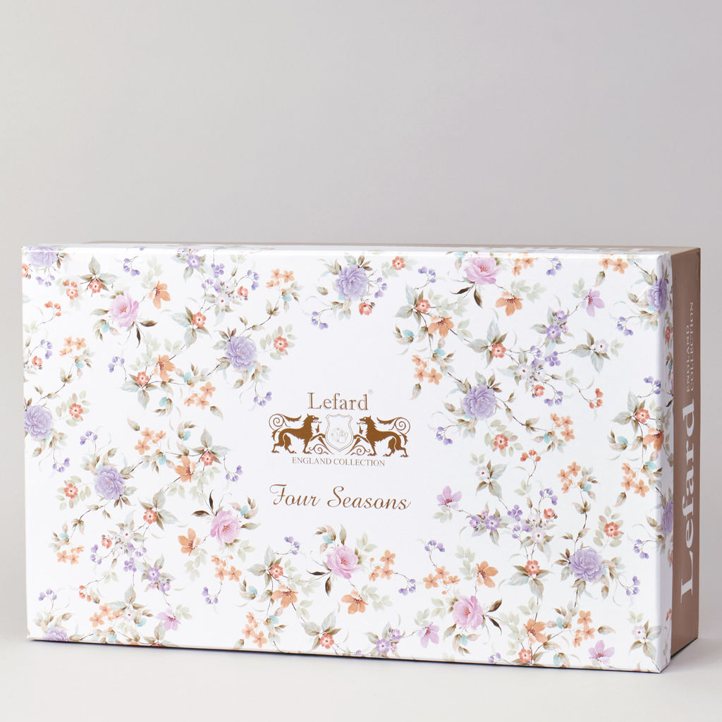 ЧАЙНЫЙ НАБОР LEFARD ВРЕМЕНА ГОДА НА 6 ПЕР. 12 ПР. 250 МЛ СЕРЫЙ  фото 2