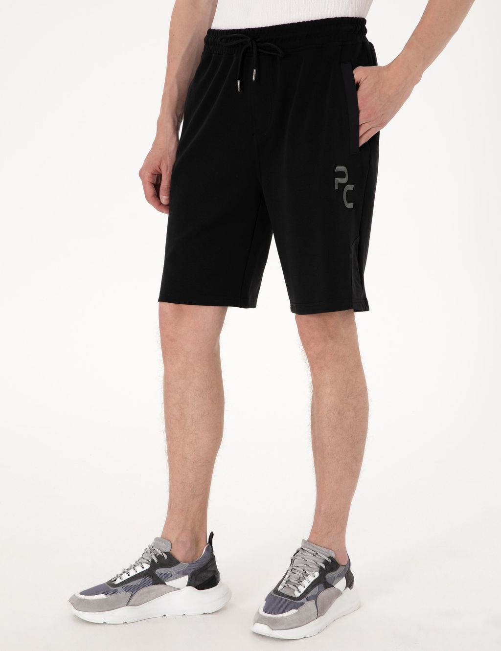 Шорты Pierre Cardin Siyah Comfort Fit модальные черные