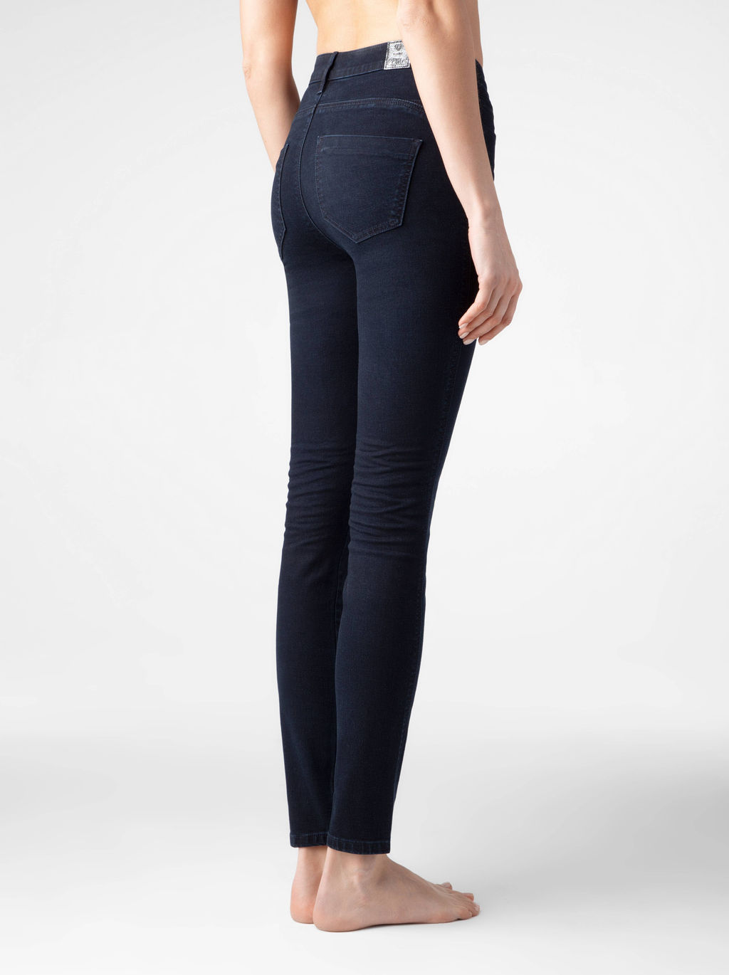 CONTE Моделирующие джинсы skinny с высокой посадкой CON-270 dark indigo