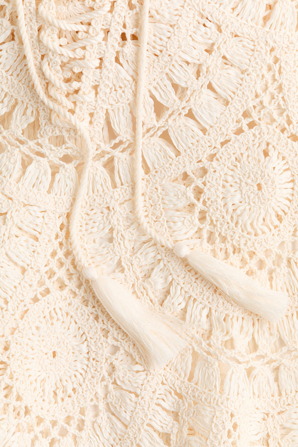 Sudadera efecto crochet con capucha y cord?n - H&m фото 4