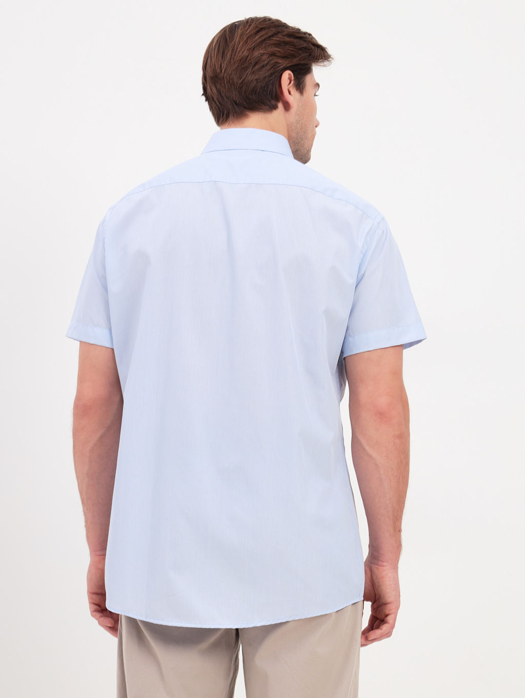 Сорочка мужская короткий рукав GREG 211/201/1764/Z/1p  фото 3