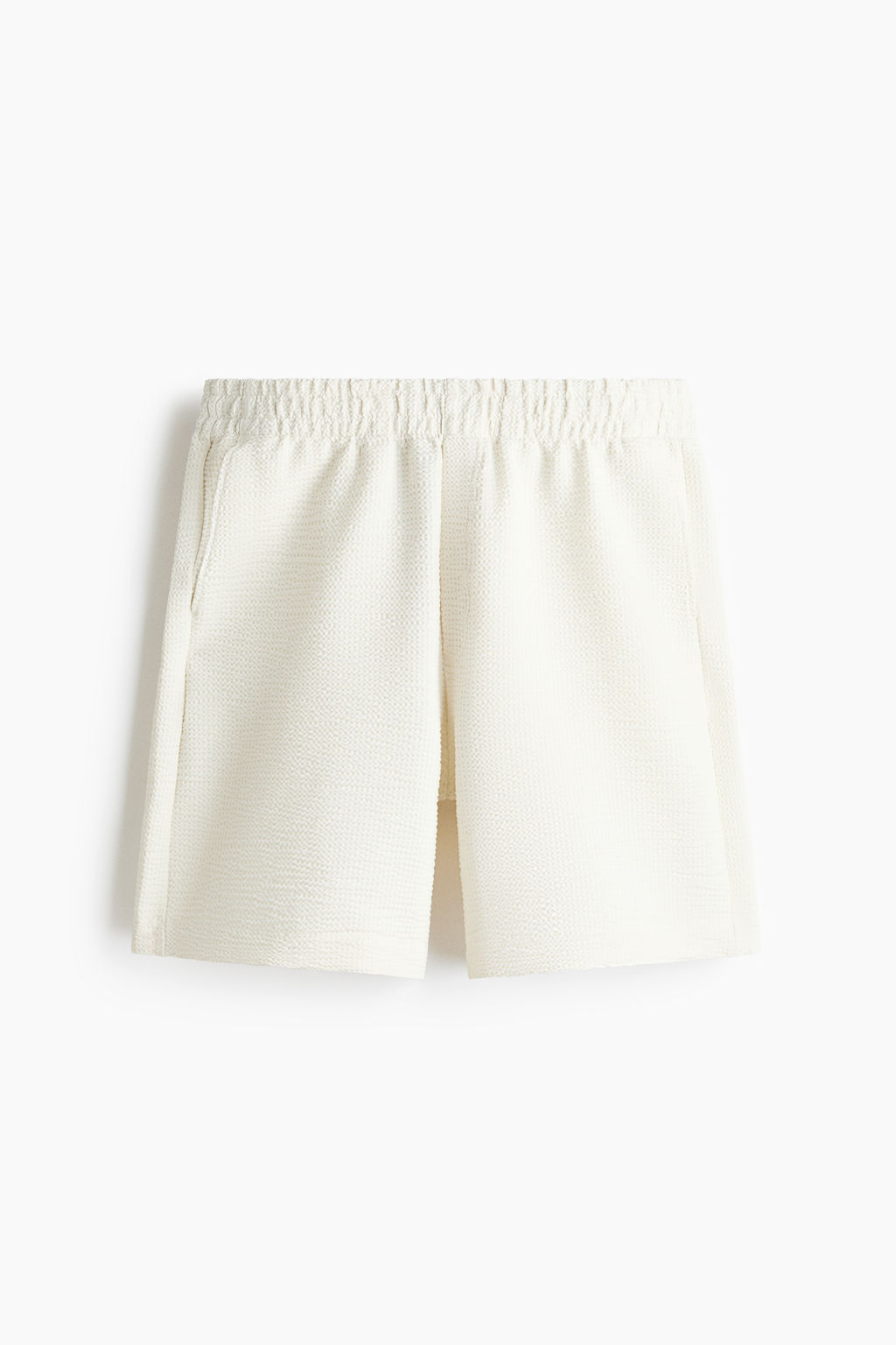Pantal?n corto gofrado Relaxed Fit - H&m фото 3