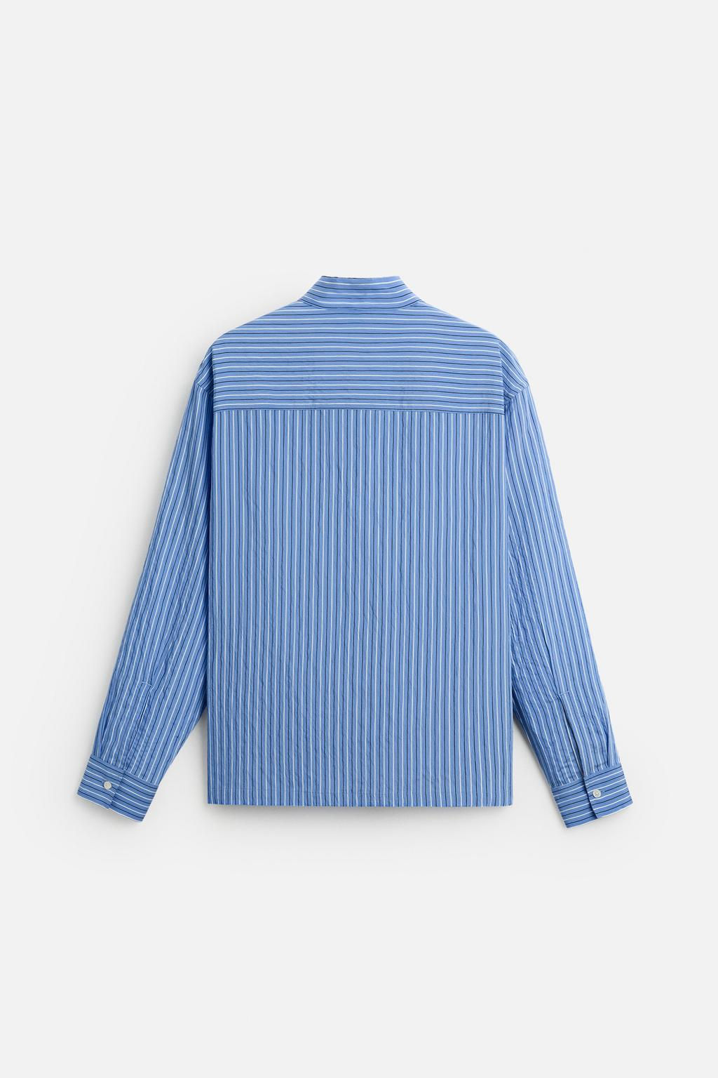 STRIPED FLOWING SHIRT - Zara фото 8