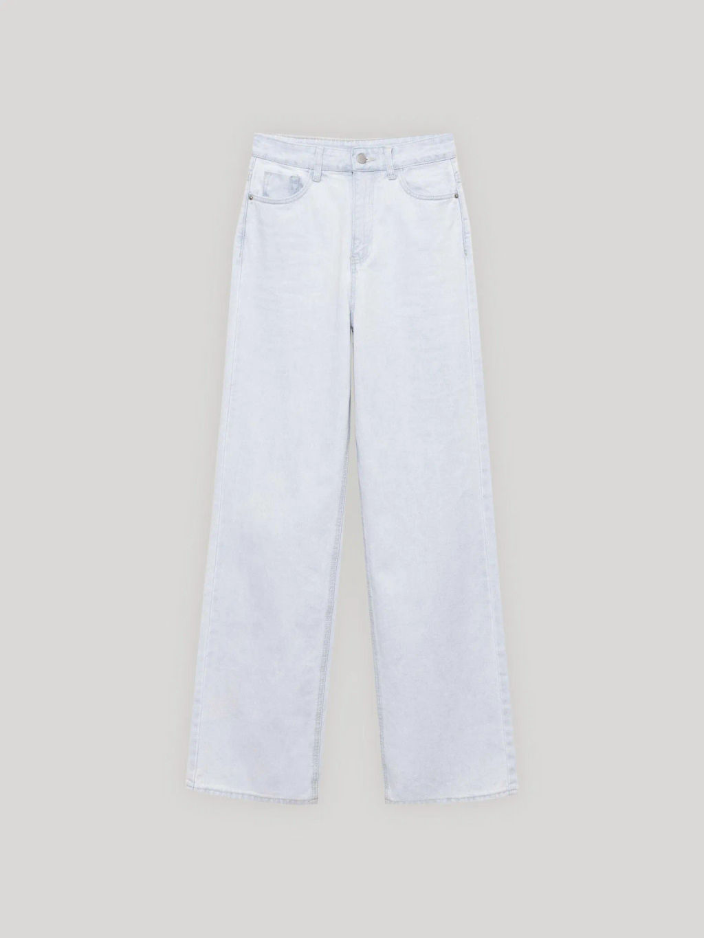 Широкие джинсы, D241/bleach