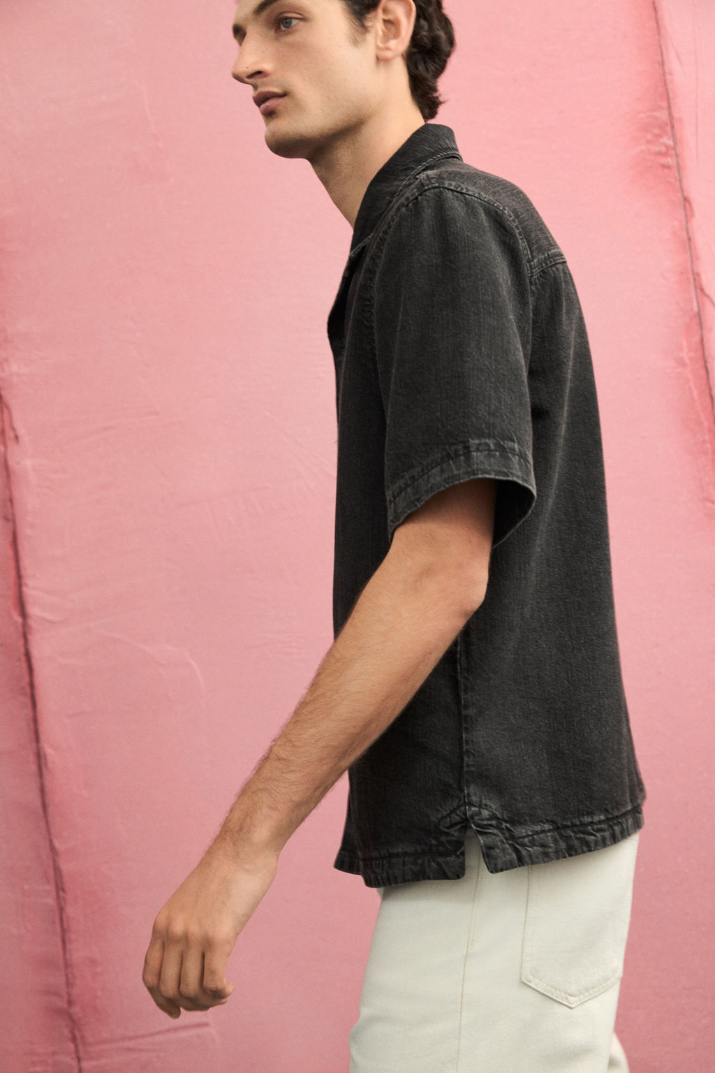 Camisa resort en denim Regular Fit - H&m фото 8