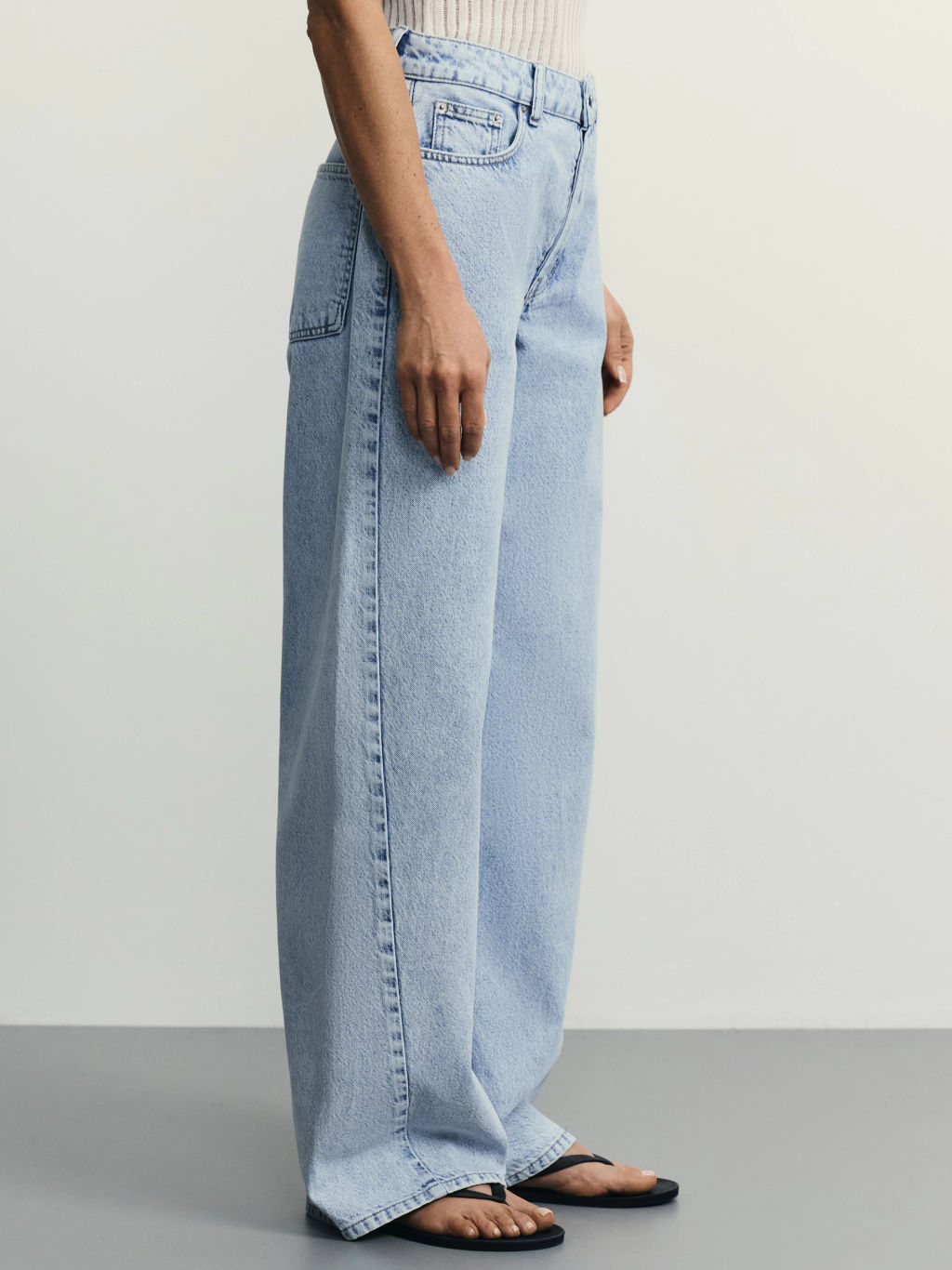 Джинсы wide loose со средней посадкой / Zarina  фото 3