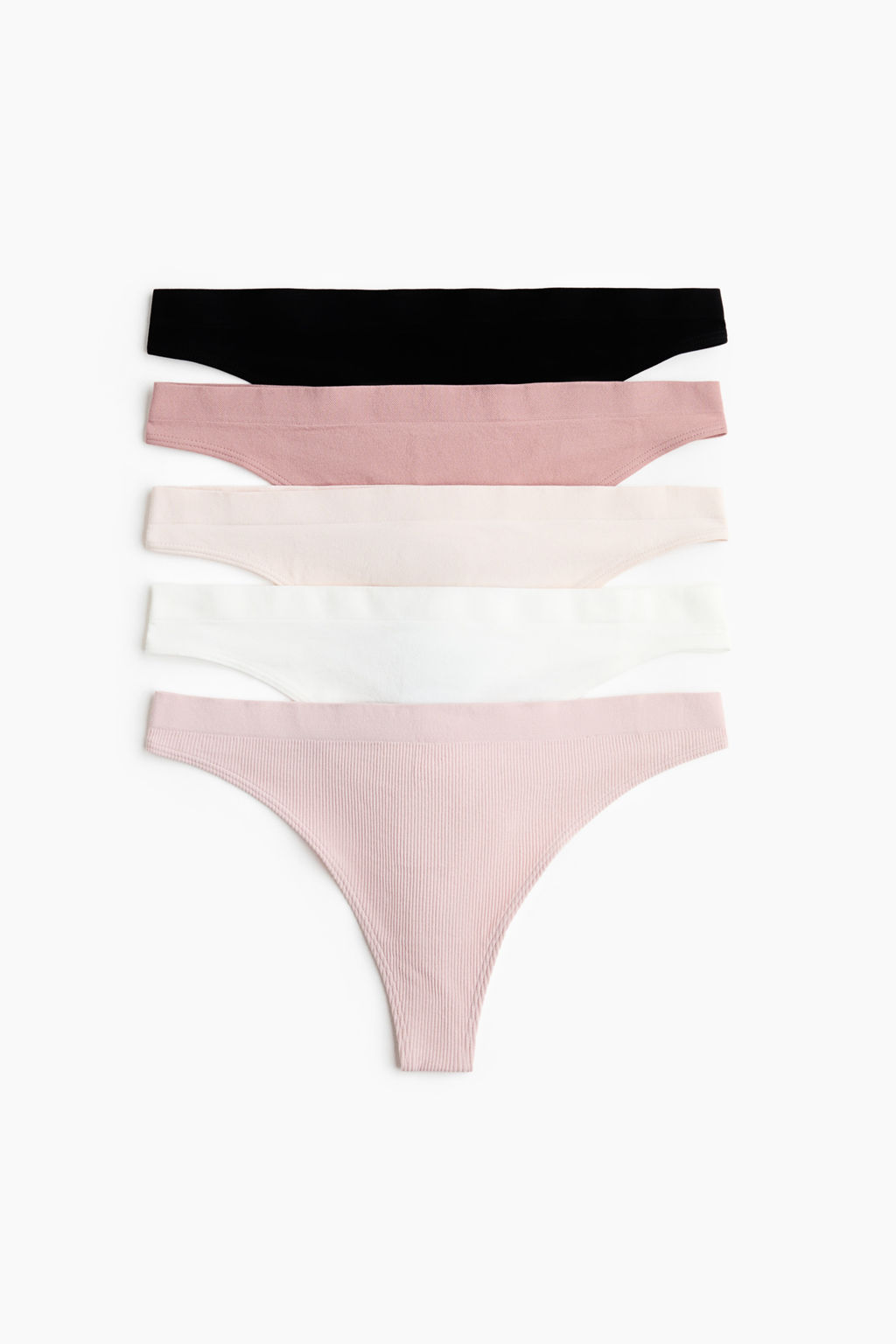 Pack 5 bragas thong Seamless - H&m фото 4
