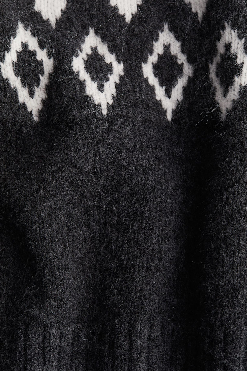Jersey en punto jacquard con cuello perkins - H&m фото 6