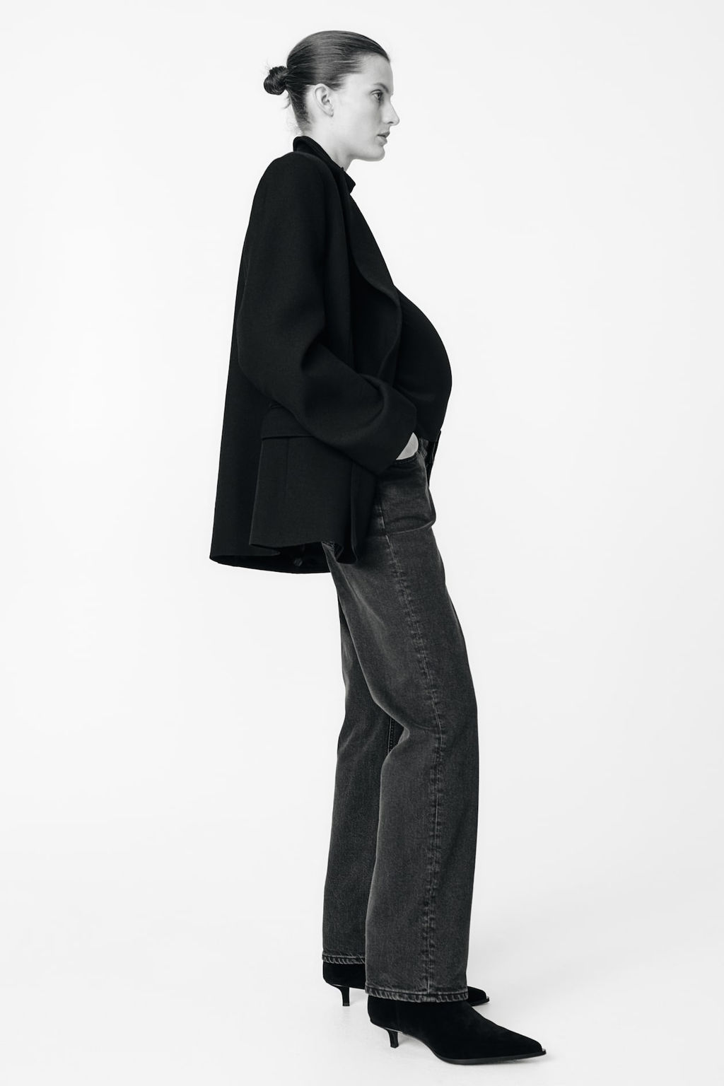 MAMA Before & After Straight Low Jeans - H&m фото 3