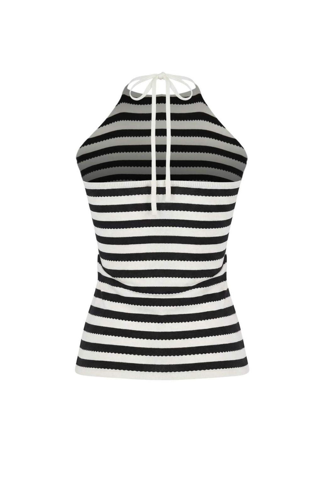 Ekru Pamuk Kar?s?ml? Vucudu Saran Yaka Baglamal? Triko Bluz TWOSS26BZ00319 - Trendyolmilla фото 6