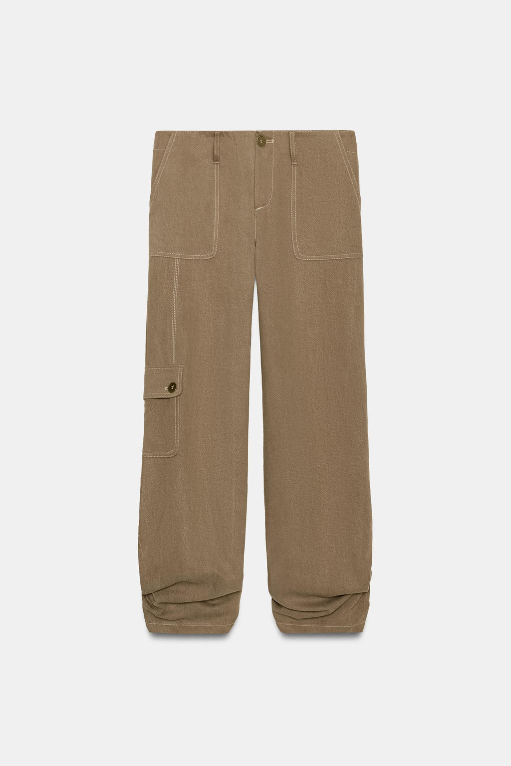 FLOWING GATHERED TROUSERS - Zara фото 14
