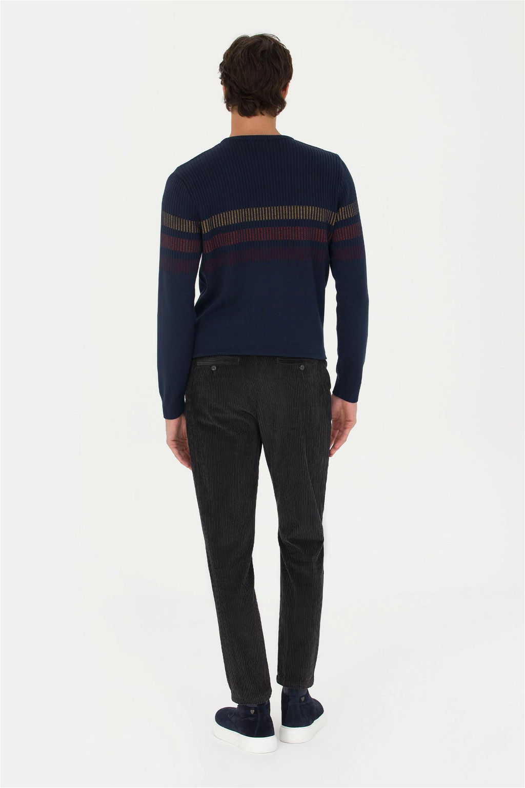 U. S. Polo Assn Мужские брюки из плотной ткани антрацитового цвета - U.s. polo assn фото 11