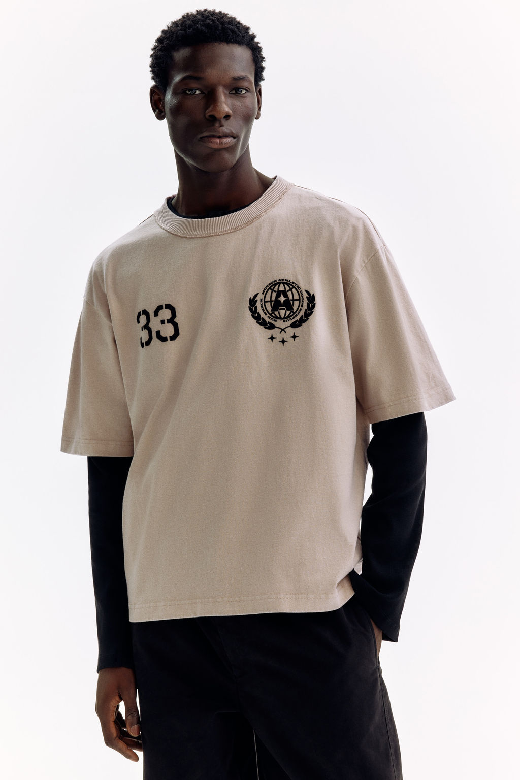 Camiseta estampada Loose Fit - H&m фото 7