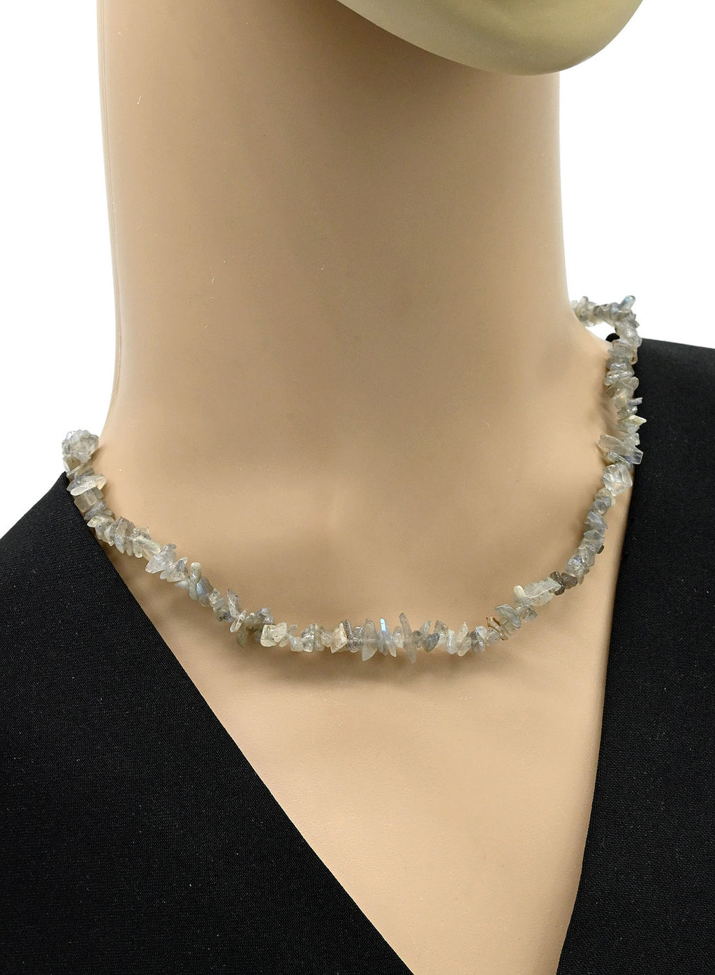 Бусы крошка из лабрадора, 39см