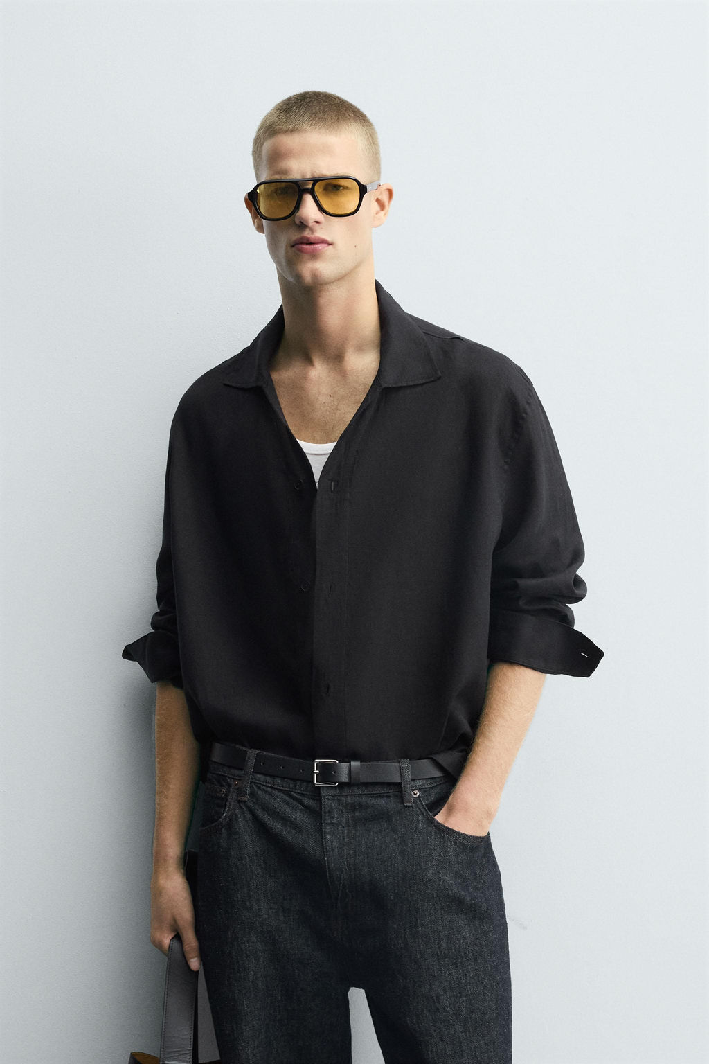 100% LINEN SHIRT - Zara фото 2