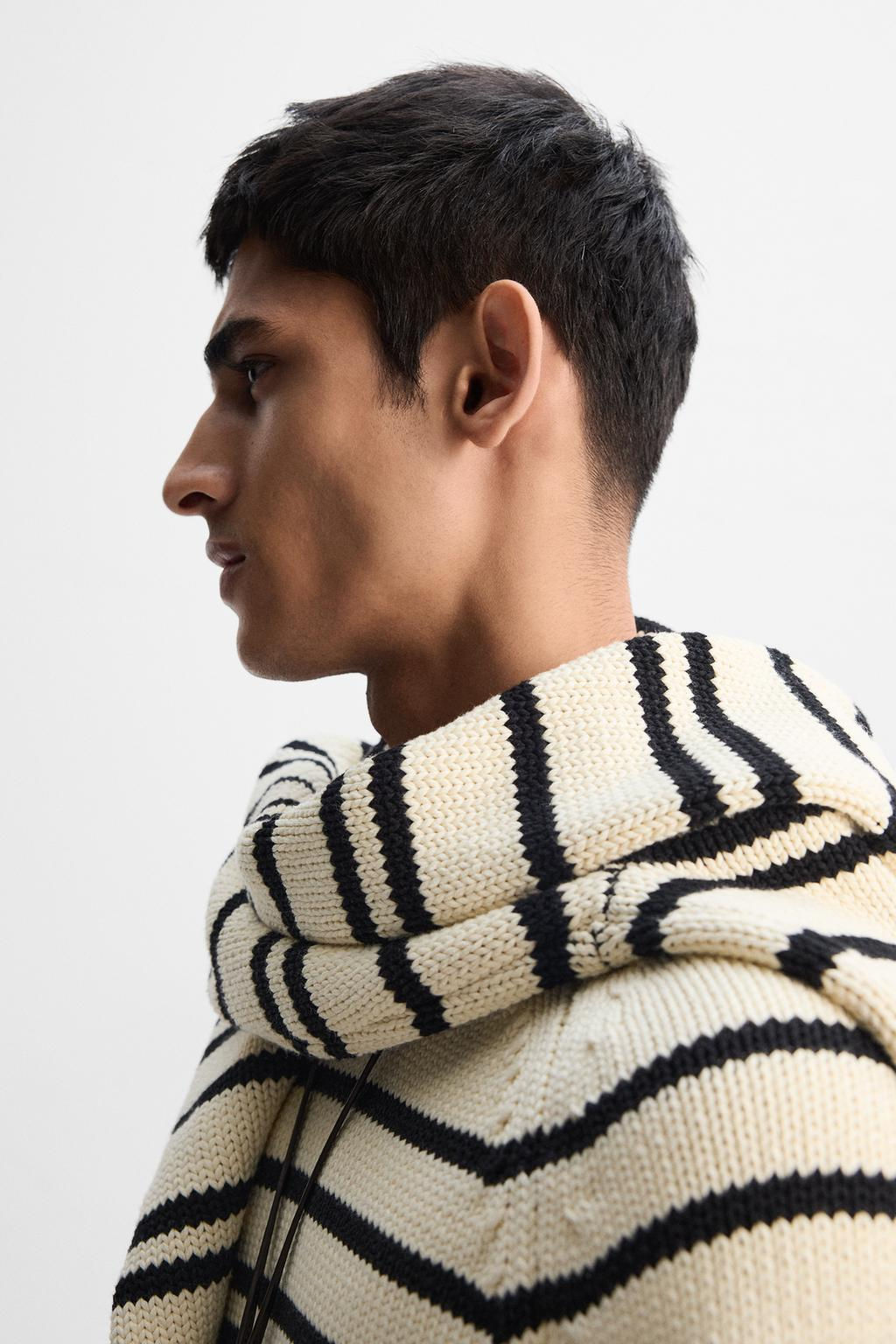LIMITED EDITION STRIPED TEXTURED SWEATER - Zara фото 7