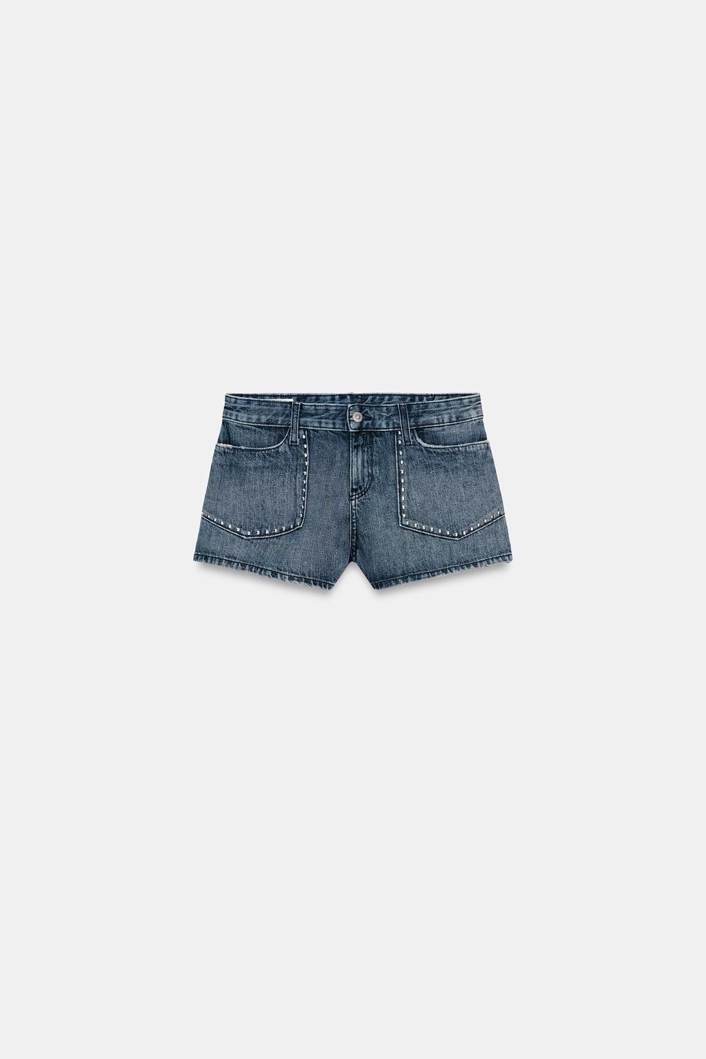 SHORTS DENIM TRF TACHAS / Azul - Zara фото 3