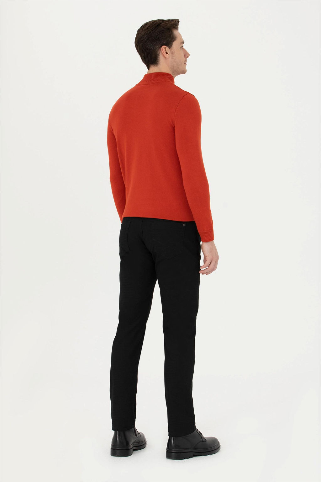 U. S. Polo Assn / Мужские черные брюки из плотной ткани - U.s. polo assn фото 11