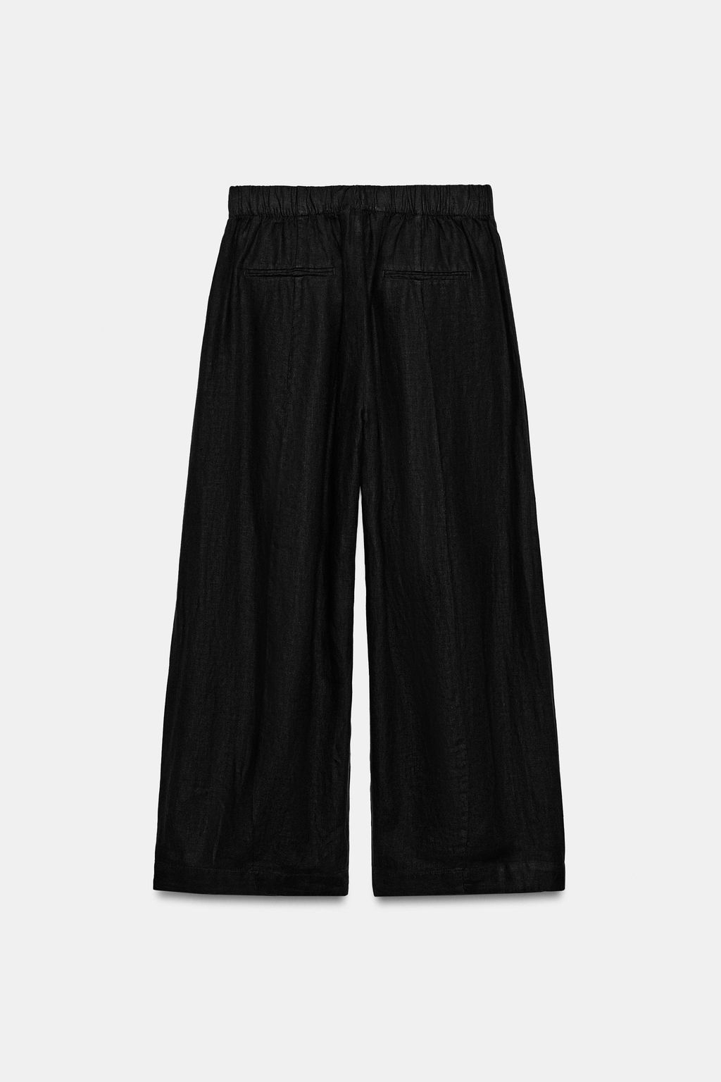 PANTAL?N BARREL LINO 100% ZW COLLECTION / Negro - Zara фото 8