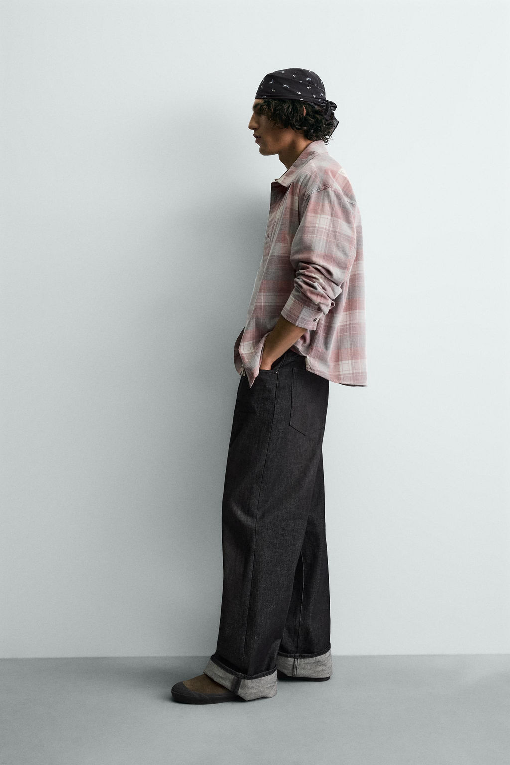 CORDUROY CHECK SHIRT - Zara фото 12