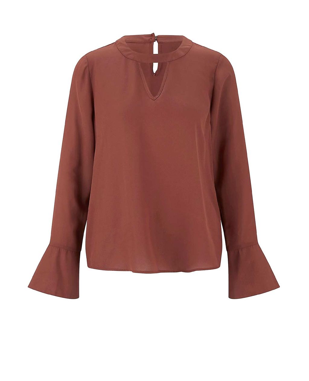 Блузка, коричневая - Linea tesini фото 2