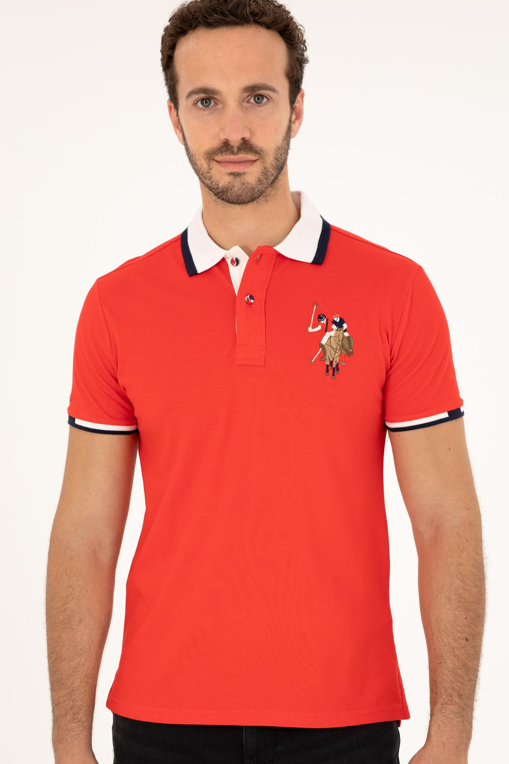 Мужская красная базовая скидка на сюрприз в корзине - U.s. polo assn фото 3