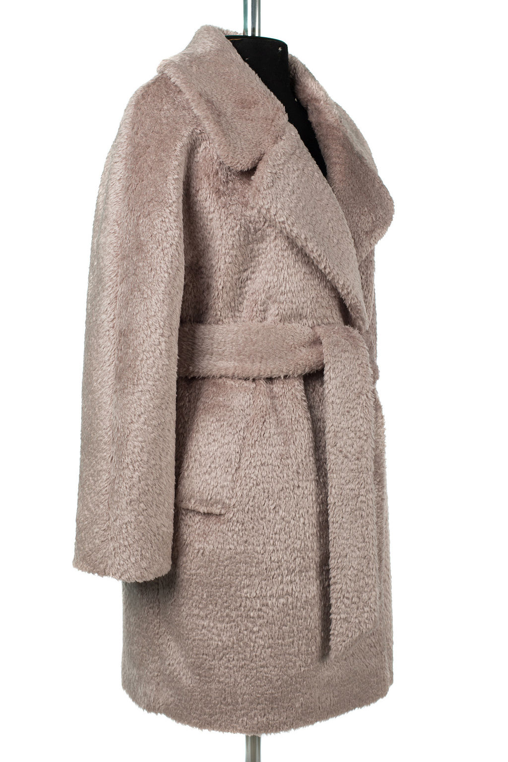 02-3077 Пальто женское утепленное (пояс) - El podio фото 11