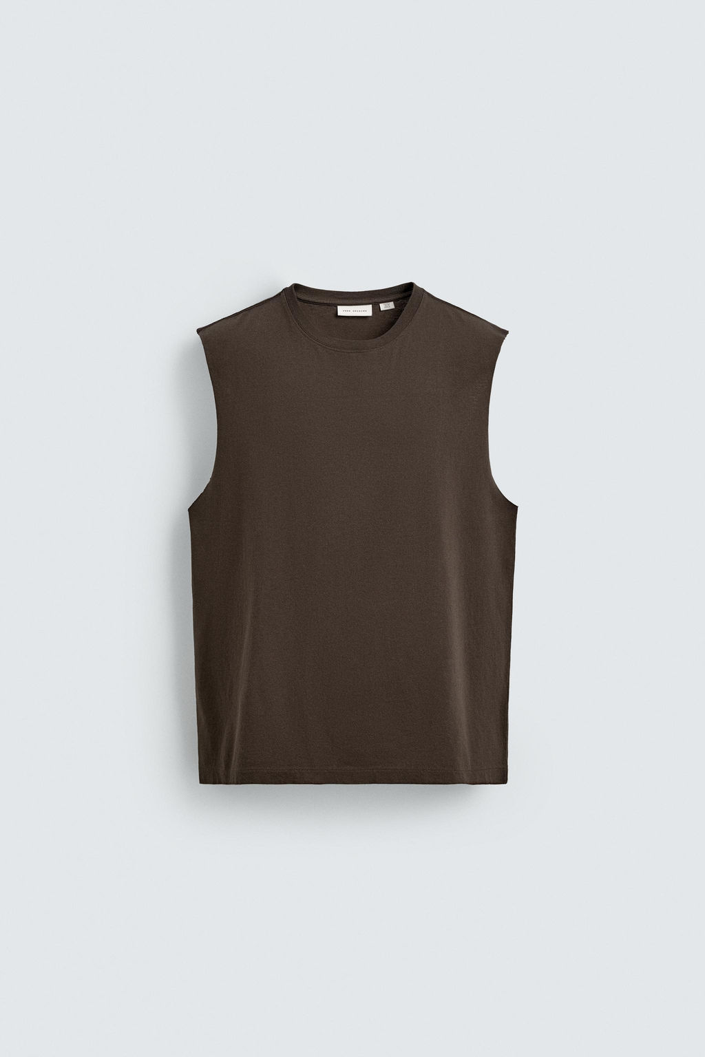 CAMISETA TANK LIGHTWEIGHT RELAXED FIT / Marr?n - Zara фото 6