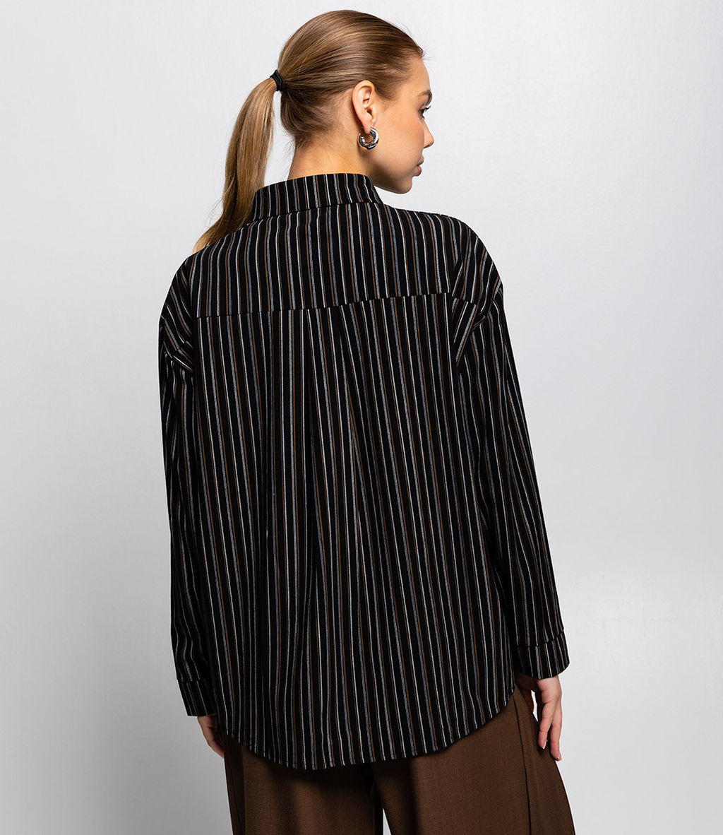 Рубашка #КТ8843 (1), чёрный - Dommod фото 3