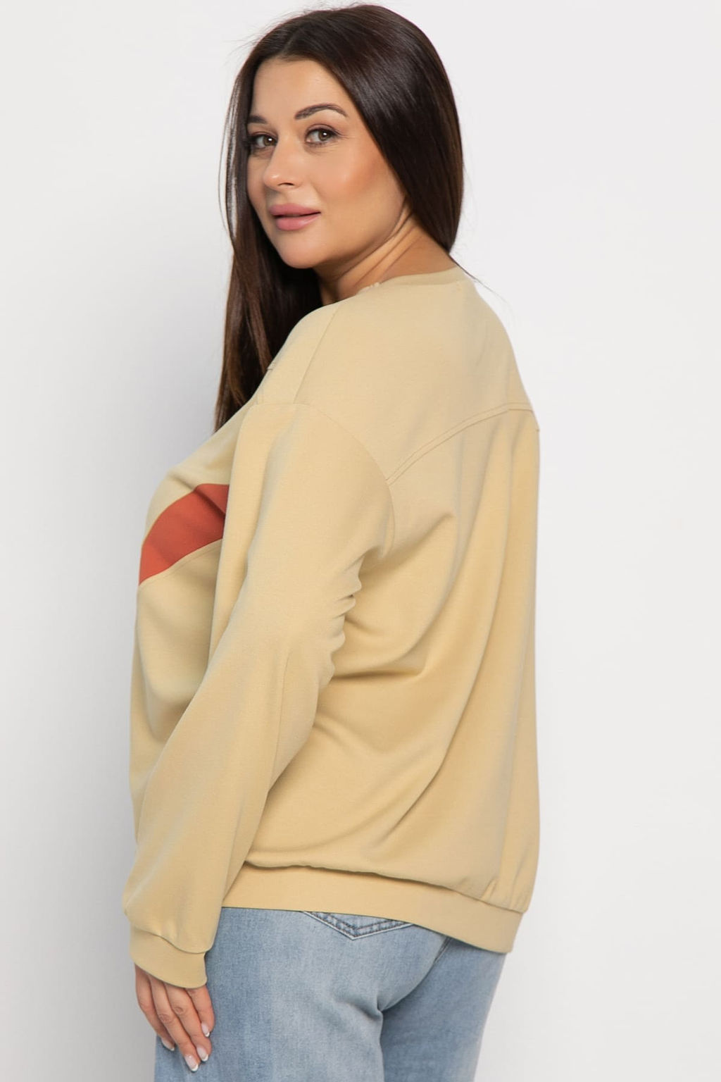 Свитшот Ритм города (бежевый) Б15005-3М