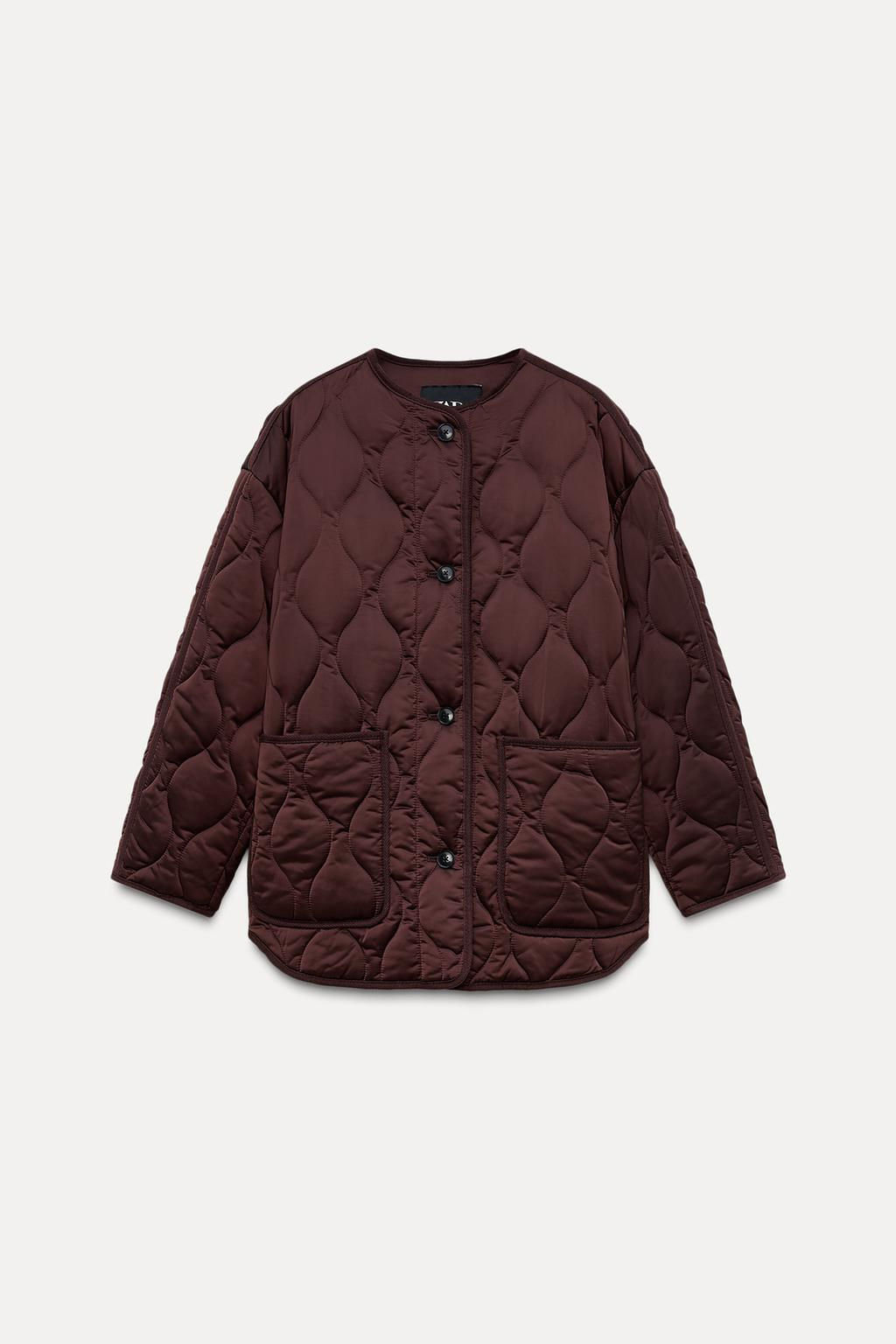 SATIN PADDED JACKET ZW COLLECTION - Zara фото 5