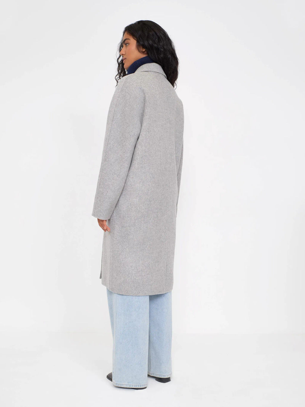 Пальто прямого кроя  R080 - Emka фото 4