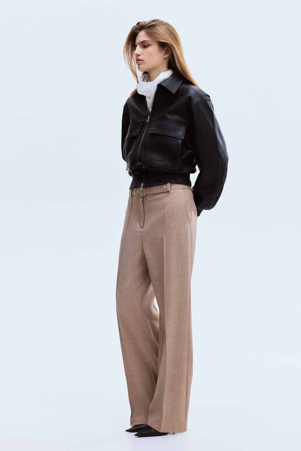 Pantal?n sastre con cintur?n - H&m фото 3